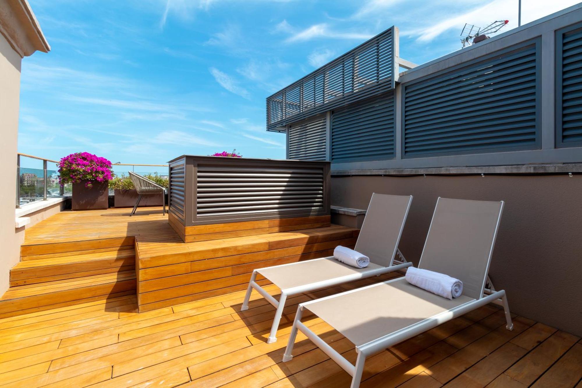 Penthouse terrace sea views duplex stairs