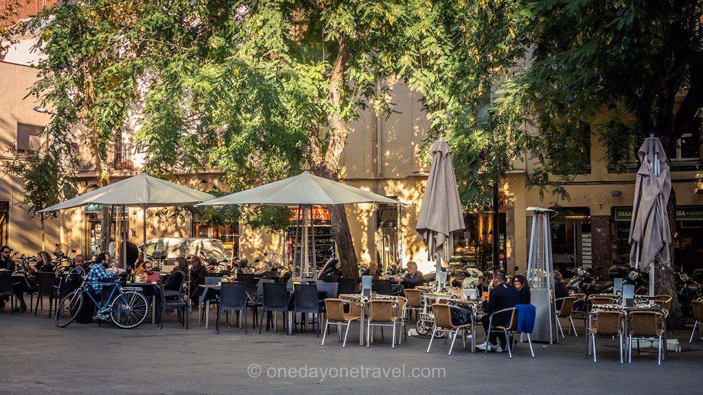 Gracia Barcelone terrasse